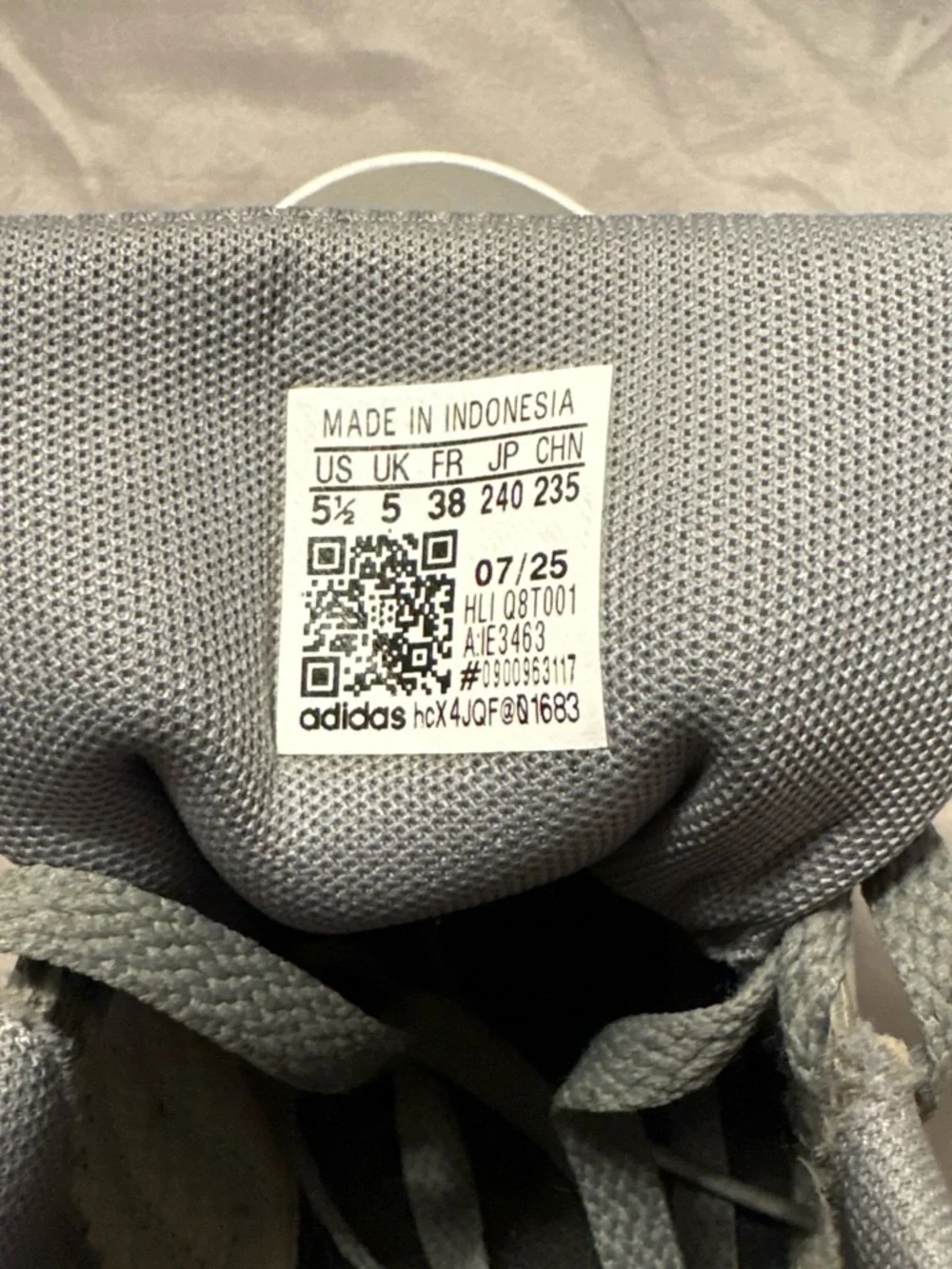 Adidas Grey VS Pace 2.0 Unisex
